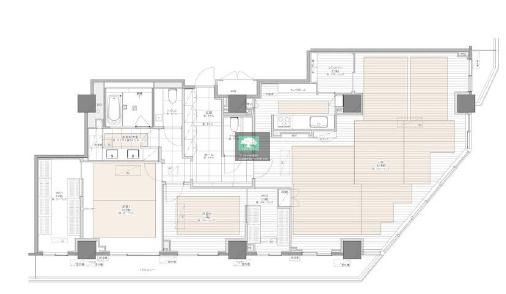 東京都渋谷区代々木４（マンション）の賃貸物件の間取り