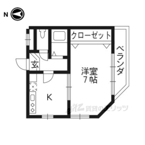 エレガンス３ｒｄの間取り