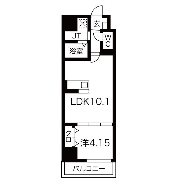 FREEDOM residence堺大小路の間取り