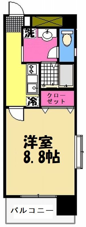 都町小川マンションの間取り