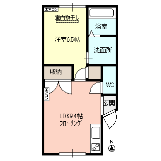 パストラル清住の間取り