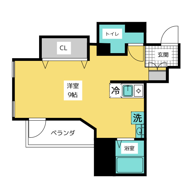 第１０和興ビルの間取り