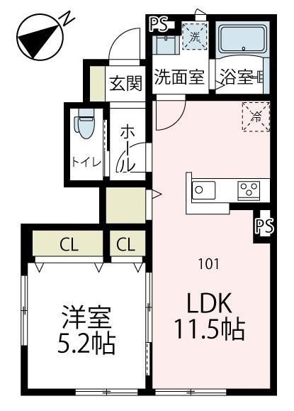 【ヒルステージ本藤沢の間取り】