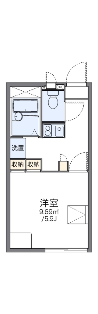 レオパレスマイスの間取り