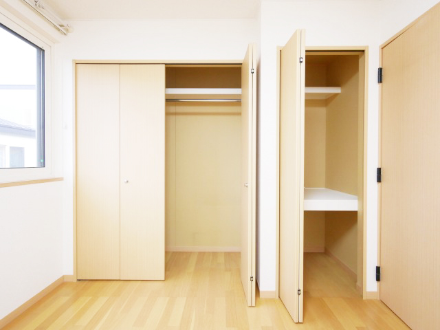 収納　各部屋たっぷりの収納で整理もしやすいです！