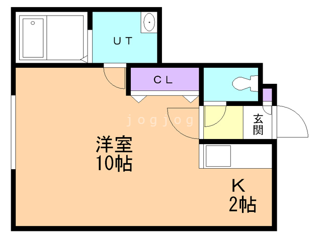 【リヴィエール平岸の間取り】