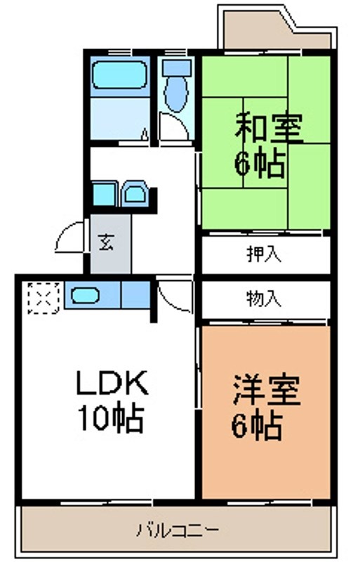 パープルシャトーの間取り