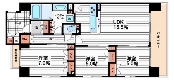 CITY SPIRE日本橋の間取り