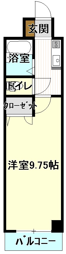 コリーヌ宇部の間取り