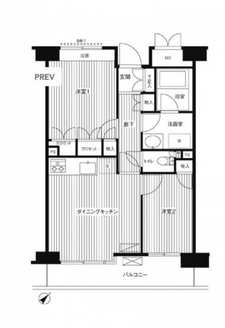 ステラメゾン武蔵小山の間取り