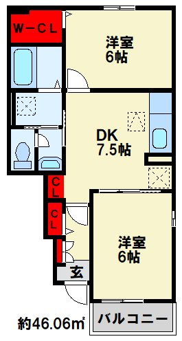 アーバン・フォレストIIIBの間取り