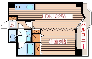 カルロ北目の間取り