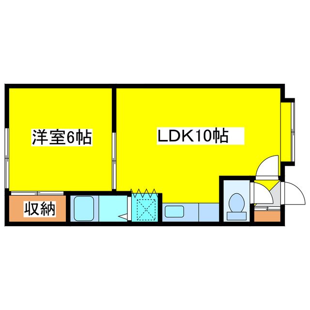 第21大成コーポの間取り