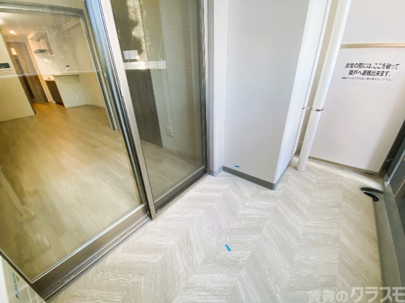 バルコニー　清潔感のあるバルコニー！