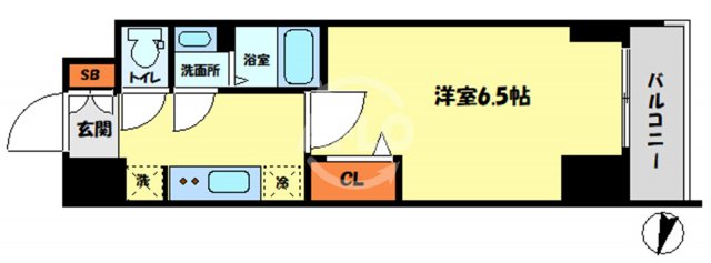 プレサンス福島吉野ミナージの間取り