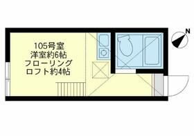 横浜市鶴見区汐入町のアパートの間取り