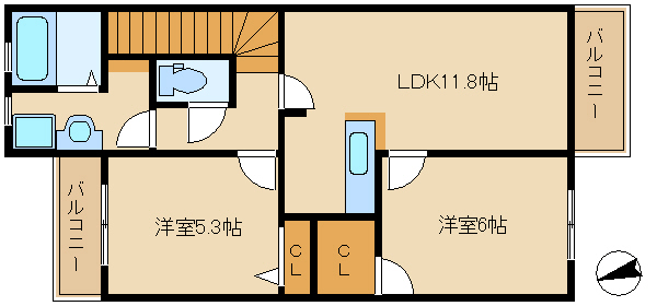 ラ・グラシューズの間取り