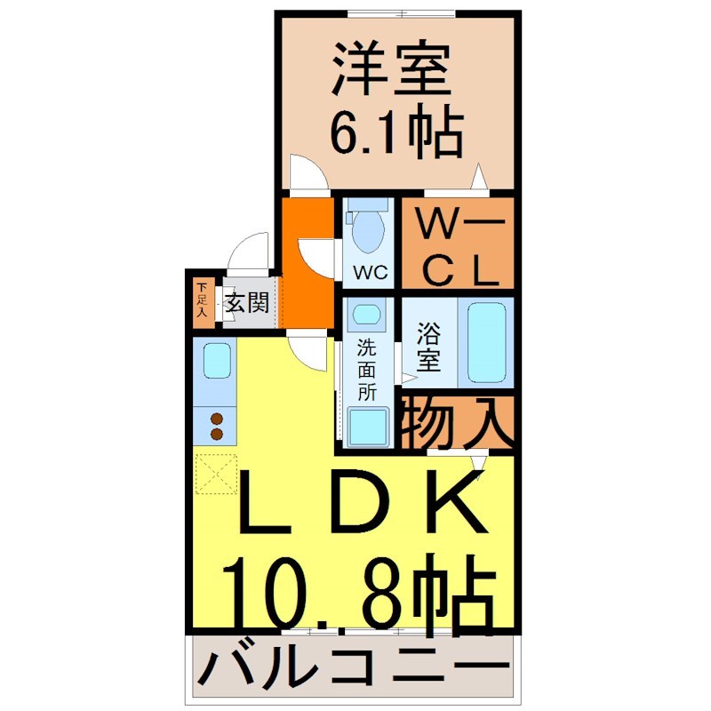 クレセールの間取り