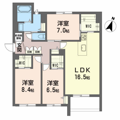 メゾンマスト名須川Ｂの間取り