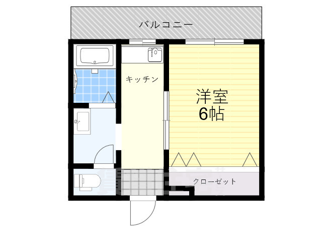 東大阪市高井田のマンションの間取り