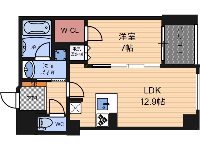 グレンパーク梅田北の間取り