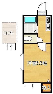 パンシオン森下　Ａ棟の間取り