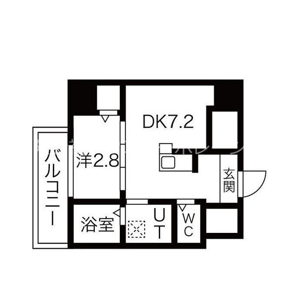 尼崎市杭瀬北新町のマンションの間取り