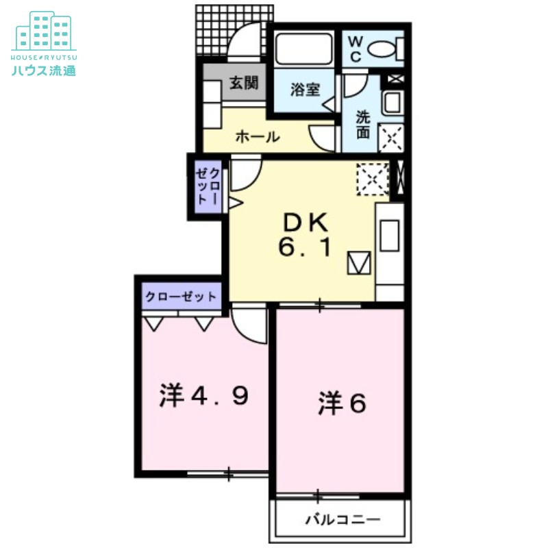 コスモス　カーサの間取り