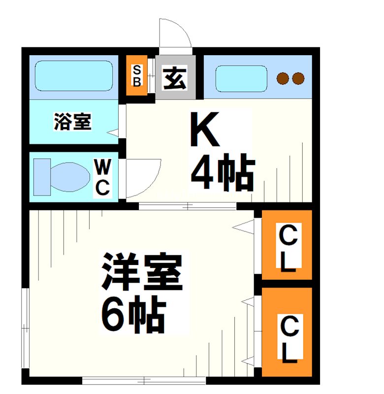 青雲荘の間取り