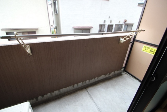 バルコニー　※別号室の写真です