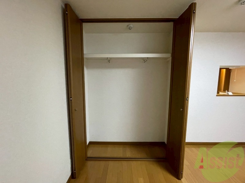 収納　収納です。寝室もすっきり片付きますよ～！