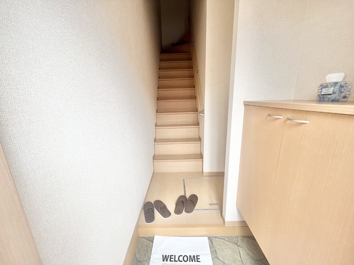 玄関　ゆったりとした玄関です