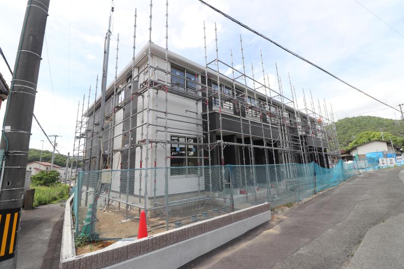 建物外観　ELUEKO　工事中建物外観