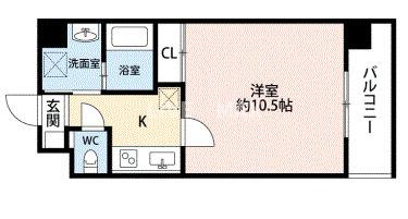シードイン京都堀川の間取り