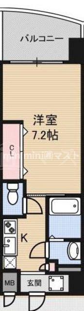 ラグゼ弁天町の間取り
