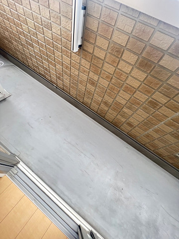 バルコニー　お洗濯にも便利なバルコニー付き