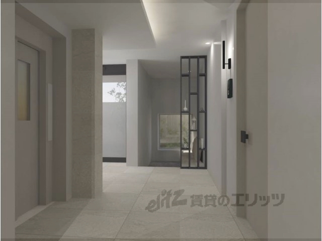 エントランス　工事中