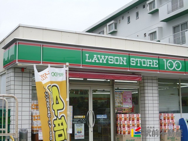 コンビニ　ローソンストア100福岡唐人町三丁目店（コンビニ）まで100m