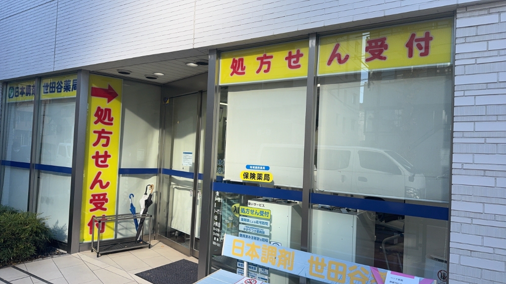 ドラックストア　日本調剤世田谷薬局（ドラッグストア）まで253m