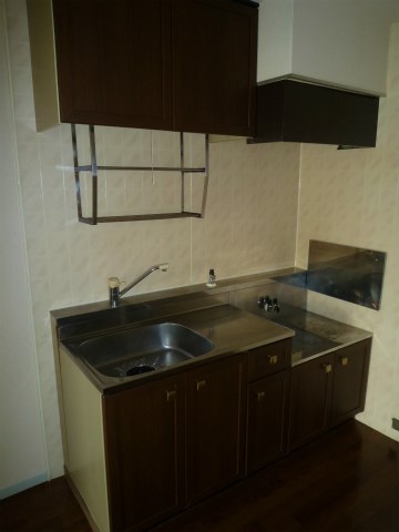 キッチン　ガスコンロ設置可