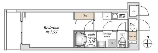 オープンブルーム東向島の間取り