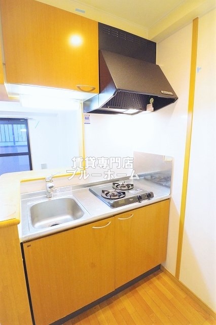 キッチン　2口コンロのシステムキッチンです！