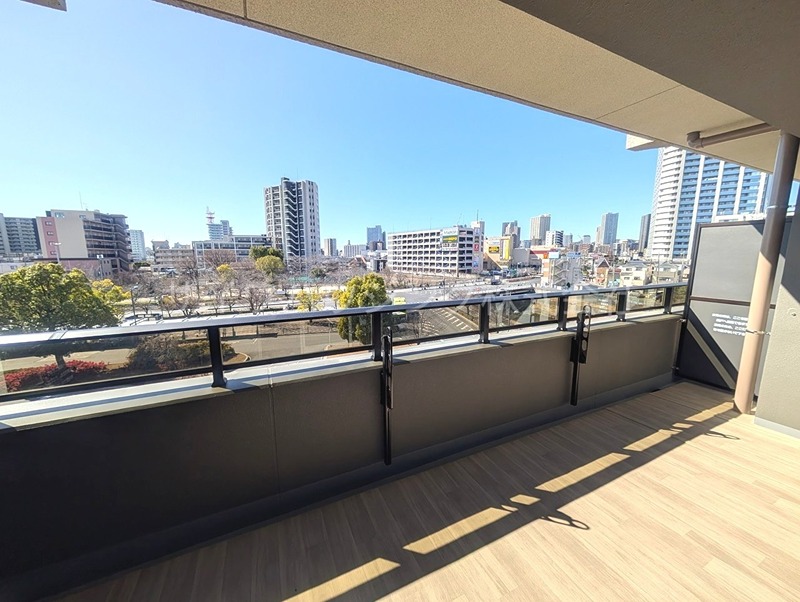 バルコニー　モデルルームのイメージ写真です。