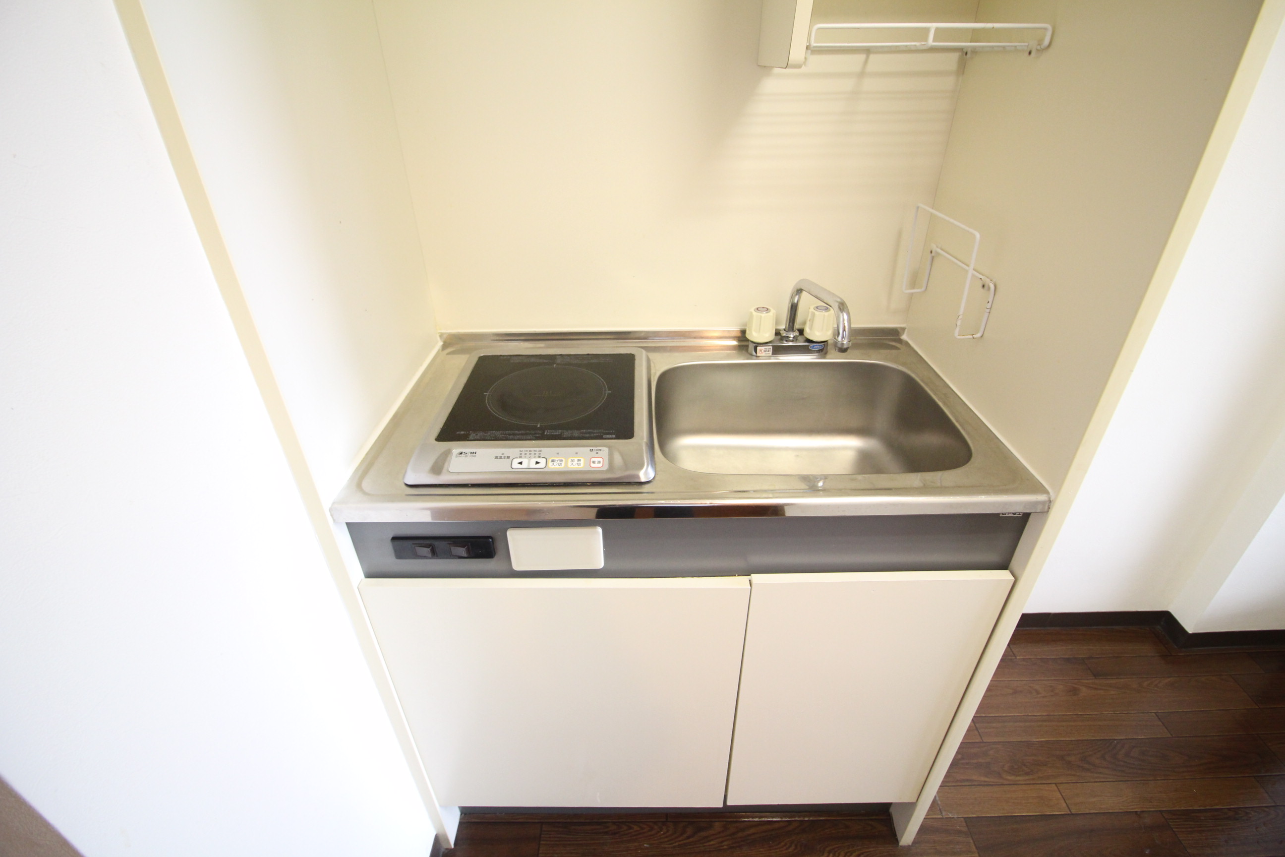 キッチン　省スペースでお掃除簡単キッチン♪