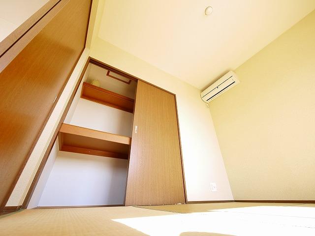 収納　十分な収納スペースがあります