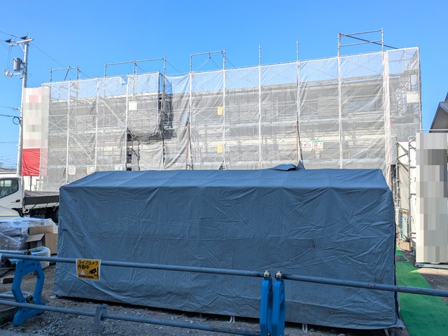 建物外観　建築中
