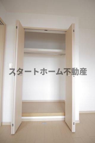 収納　たっぷりとした収納スペースです