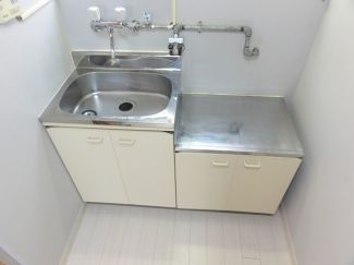 キッチン　ガスコンロ設置可能