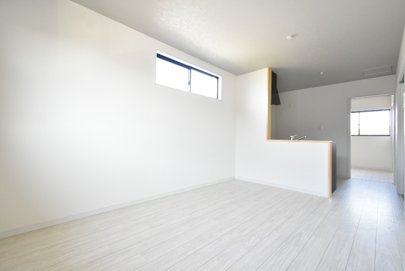 居室・リビング　建築中