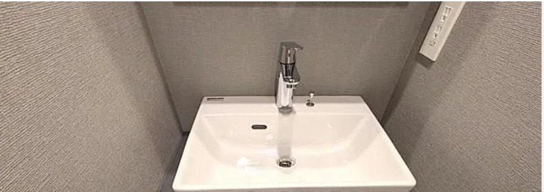 洗面設備　※別部屋の参考写真です。